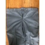 Smoke Gray Wool Pants - Waist  44