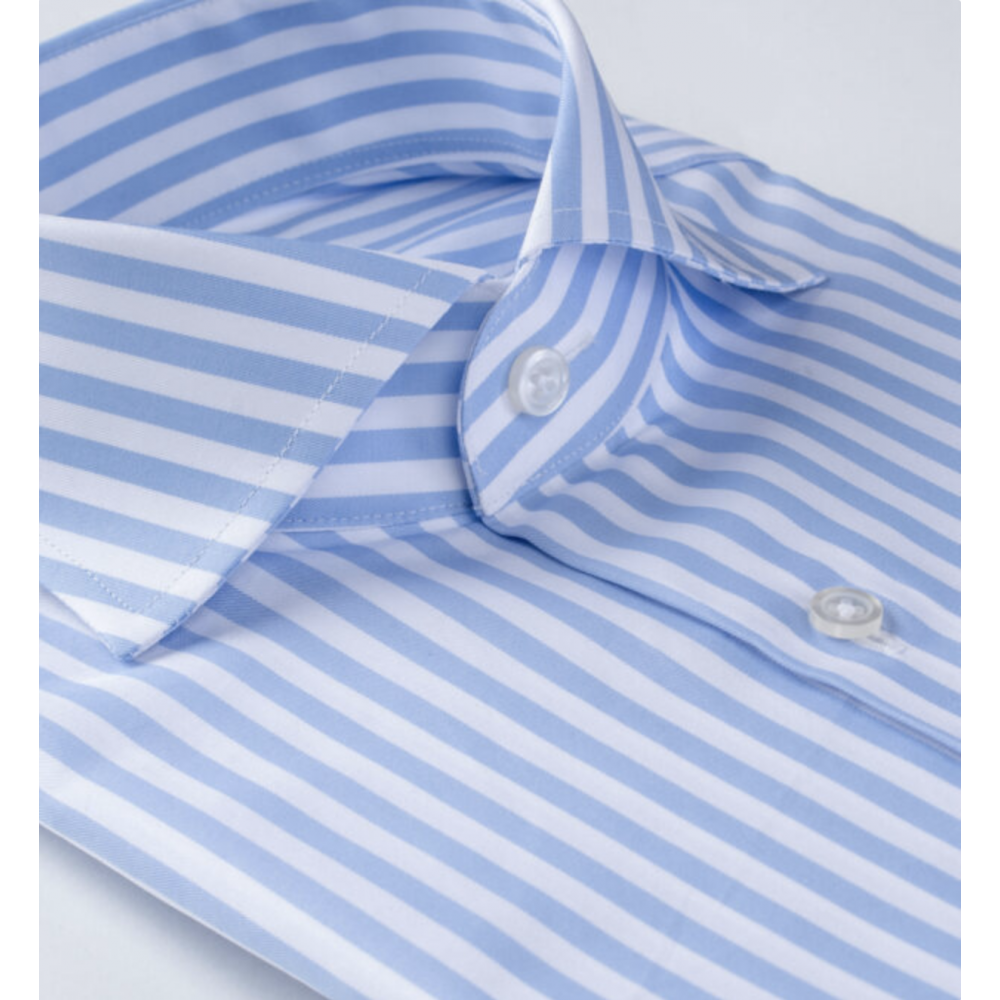 Wrinkle-Resistant Bengal Stripe Dress Shirt